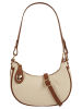 Samantha Look Handtasche echt Leder in beige
