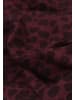 CASH-MERE.CH Bio Schal leopard in Burgunderrot