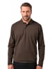 JP1880 Poloshirt in dunkelbraun