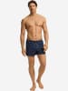Hanro Boxer Cotton Sporty in blue diamonds