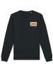 wat? Apparel Sweatshirt Rainbow Cassette in Schwarz