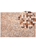 Beliani Patchwork TORUL in Braun/Beige - (W) 160 x (H) 1 x (L) 230 cm