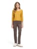 Betty Barclay Basic Shirt mit Wellenstruktur in gold