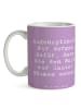 Mr. & Mrs. Panda Becher Spruch Augenoptiker Klarblick mit Spruch in Lavendeltraum