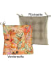 JACK Outdoor Motiv Stuhlkissen Sitzkissen 38x38cm Wasserfest in Beerenflut Orange