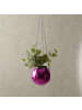 SATISFIRE Blumenampel Discokugel Hängender Blumentopf D: 15cm in pink