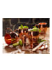 Echtwerk 5 tlg. Set Moscow Mule Kupferbecher inkl. Messbecher 500 ml in Kupfer