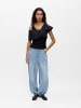 Object One-Shoulder-Top in Black