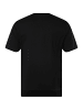 Men Plus Kurzarm T-Shirt in schwarz