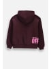 Coccodrillo Kapuzen-Sweatshirt in dunkelrot