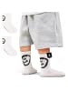 von Jungfeld Tennissocken Smiley Kids Sportsocken in Weiß