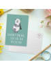 Mr. & Mrs. Panda Postkarte Klarinette Liebe  mit Spruch in Meeresbrise