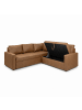 ebuy24 Sofa Sacramento Braun 228 x 228 cm