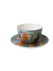 Goebel Milchkaffeetasse " James Rizzi My New York City Day " in Bunt