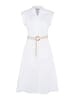 More & More klassisches Hembblusenkleid in white