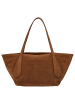 Abro Carina - Shopper 26 cm (sapphire) in cuoio