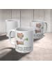 Mr. & Mrs. Panda Tasse Beamtin Humor mit Spruch in Weiß