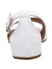 Andrea Conti Riemchensandalette in weiss