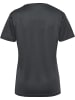 Hummel Hummel T-Shirt Hmlauthentic Multisport Damen Atmungsaktiv Schnelltrocknend in ASPHALT