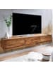 KADIMA DESIGN Lowboard Hängend Sheesham Massivholz 160x25x35 cm TV-Schrank ,