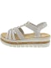 rieker Sandale Silber