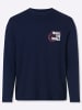 WITT WEIDEN Langarm-Shirt in marine-bedruckt