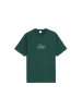 AUTRY Blau Zweifarbig Baumwolle T-Shirt