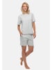 Schiesser Schlafanzug Cotton in Grau