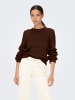 JACQUELINE de YONG Weicher Strickpullover Langarm Sweater JDYJOLA in Braun