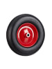relaxdays 4x Schubkarrenrad in Schwarz/ Rot - 4.80 4.00-8
