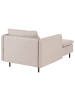 Beliani Chaiselongue EGERIS in Beige - (W) 87 x (H) 80 x (L) 149 cm symmetrisch