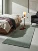 KADIMA DESIGN Teppichläufer Uni Antirutsch pflegeleicht Wohnzimmer Schlafzimmer in Grün