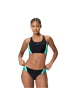Speedo Bikini Colorblock in Schwarz
