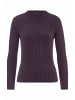 Hessnatur Strick Pullover in dunkle traube