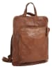 Samantha Look Rucksack echt Leder in cognac