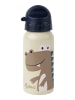 Sigikid Edelstahl Trinkflasche Dino 400ml in grün/dunkelblau