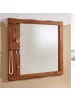 KADIMA DESIGN Wandspiegel | Sheesham Massiv, 80x80x3cm, Baumkante