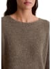 Marc O'Polo Bouclé-Pullover regular in shaded brown melange