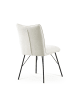 B&D Home 2er-Set: Esszimmerstuhl NELE in Creme - (B)49 x (H)85 x (T)61,5 cm