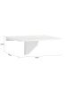 SoBuy Wandtisch in Mattweiß - (W) 40 x (H) 26 x (L) 60 cm