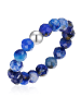 Glanzstücke München Ring aus Edelstahl mit Lapislazuli in silber