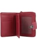 Greenburry Spongy Geldbörse Leder 9,5 cm in red