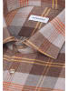 Seidensticker Flanellhemd Slim in Braun