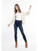 IZIA Damen Strickjacke in WOLLWEISS