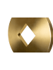 Mauro Ferretti Goldene Stehlampe aus Metall, Ø 40 x 151 cm