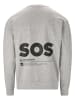 SOS Sweatshirt Bovec in 1005 Light Grey Melange