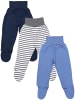 TupTam Baby Jungen Strampelhose mit Fuß 3er Pack in blau Modell 1