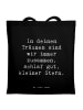 Mr. & Mrs. Panda Shopper Spruch Alleine schlafen lernen mit Spruch in Schwarz