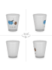 Mr. & Mrs. Panda Schnapsglas Kaffee Bohne ohne Spruch in Transparent