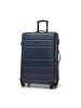 Wittchen Large suitcase and cosmetic case made of textured in Navyblue